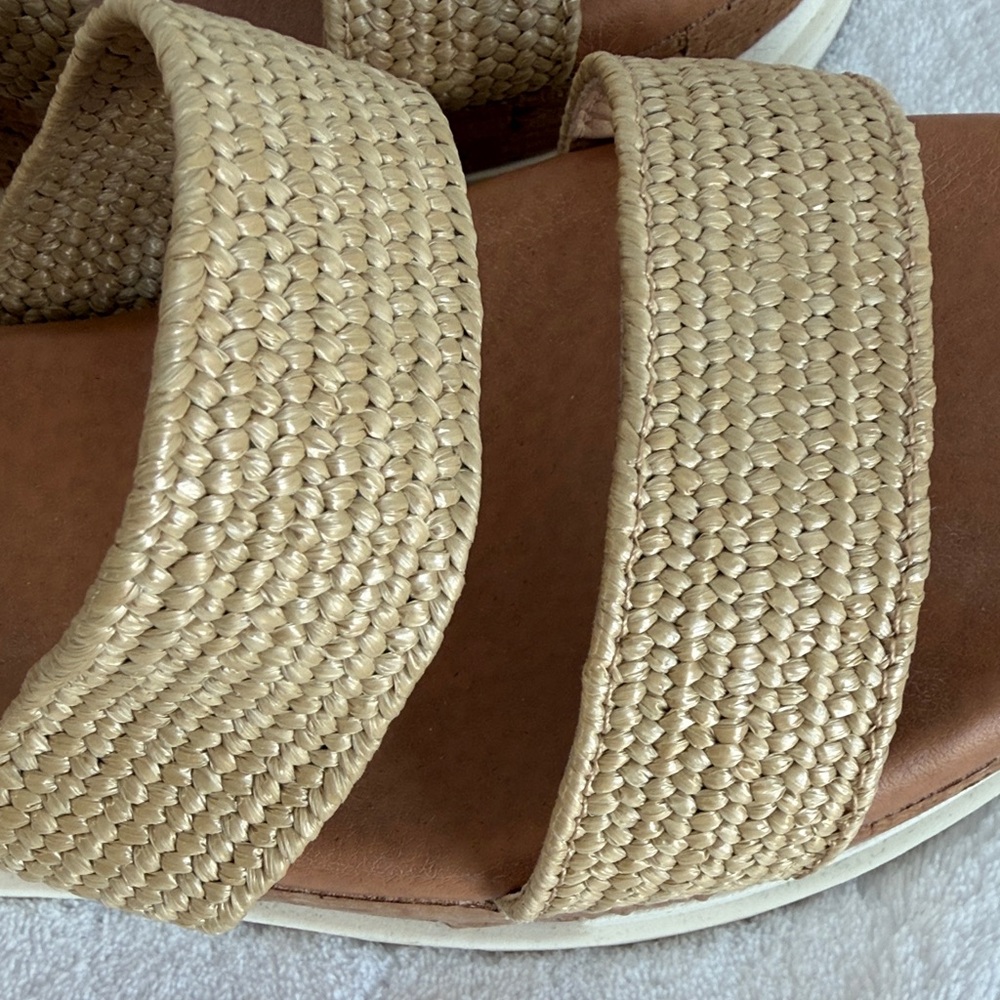 Steve Madden Bandi Espadrille Platform Sandal | Natural Raffia | Size 8.5 - Picture 12 of 16